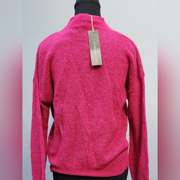 Lineamaglia NWT dropped shoulder sweater  Rose  Size S Made in Italy. 🦃BF🦃25 - Picture 4 of 8